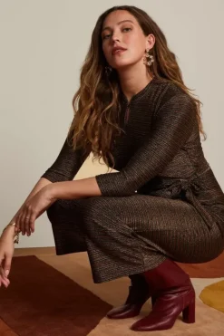 King Louie Jumpsuits<Chinese Jumpsuit Rave Lurex Copper
