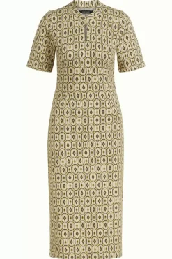 King Louie Jurken<Chinese Midi Dress La Donna Gold