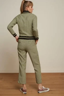 King Louie Jassen & Blazers<Cleo Jacket Pied-De-Poule Woodbine Green