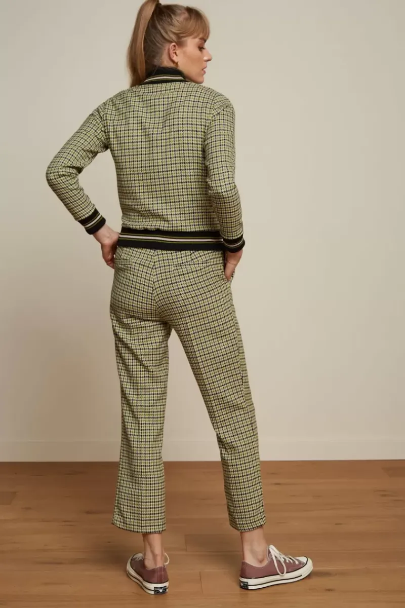 King Louie Jassen & Blazers<Cleo Jacket Pied-De-Poule Woodbine Green