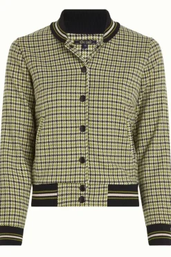 King Louie Jassen & Blazers<Cleo Jacket Pied-De-Poule Woodbine Green