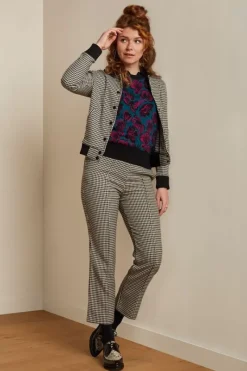 King Louie Jassen & Blazers<Cleo Jacket Pied-De-Poule Black