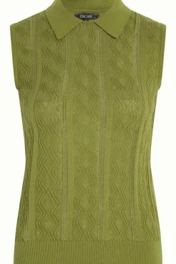King Louie Tops & Shirts<Collar Top Herrero Woodbine Green