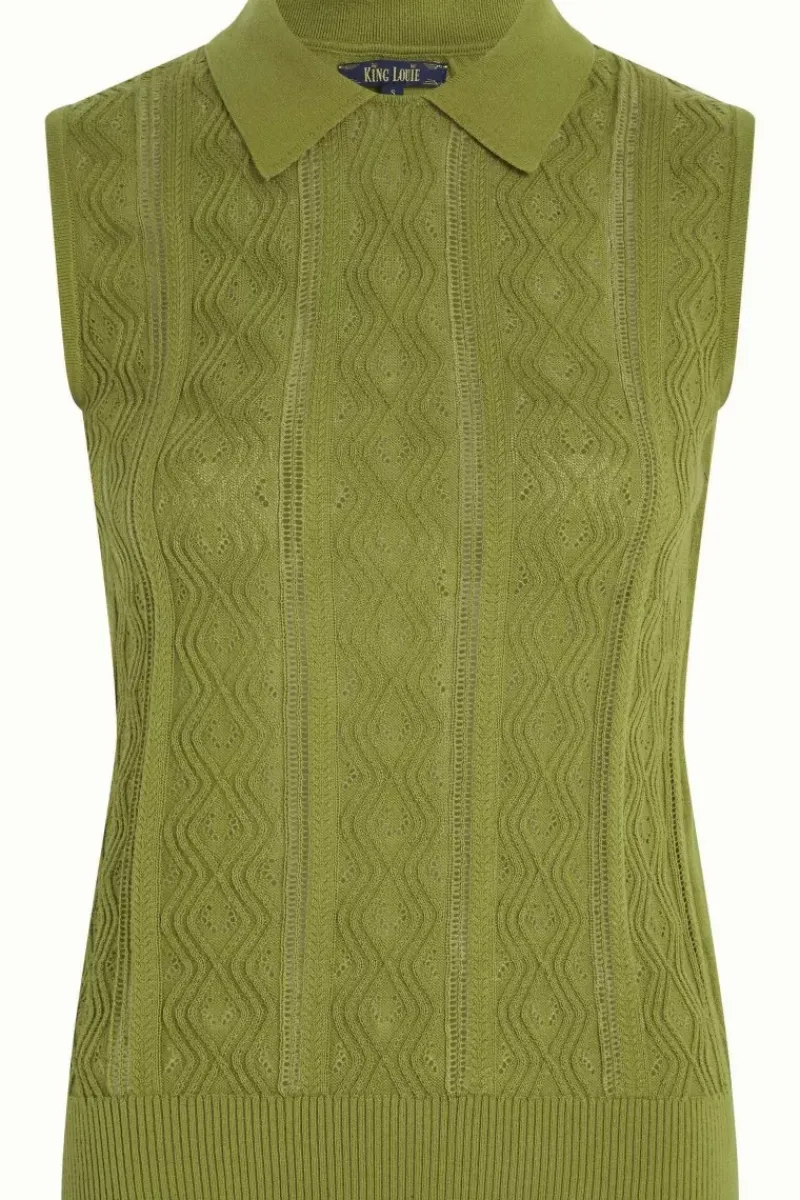 King Louie Tops & Shirts<Collar Top Herrero Woodbine Green