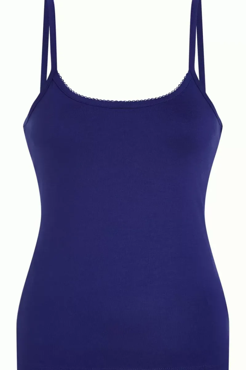 King Louie Tops & Shirts<Colleen Camisole Ecovero Light Deep Blue