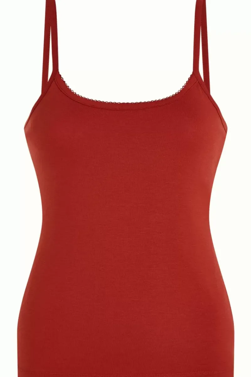 King Louie Tops & Shirts<Colleen Camisole Ecovero Light Sienna Red