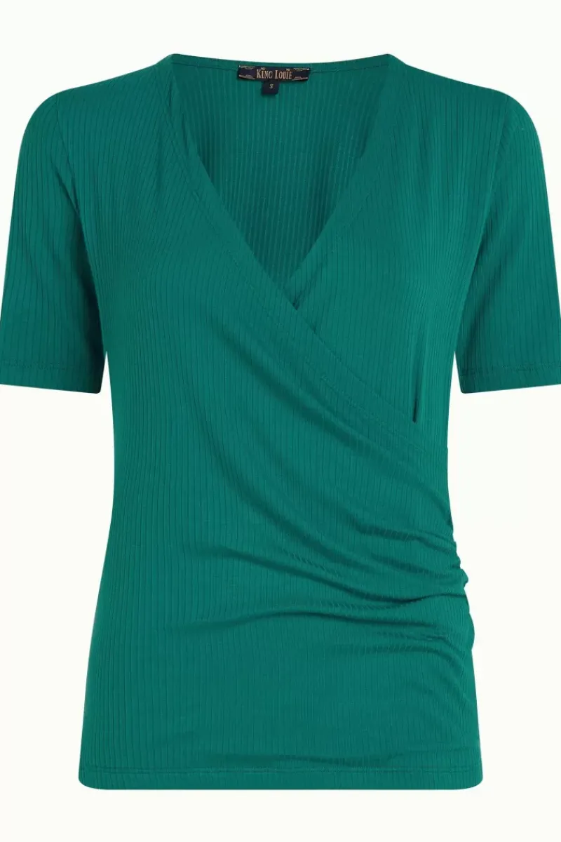 King Louie Tops & Shirts<Cross Top Uni Rib Ponderosa Green