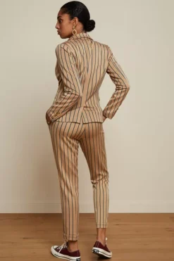 King Louie Jassen & Blazers<Daisy Blazer Cubano Stripe Latte
