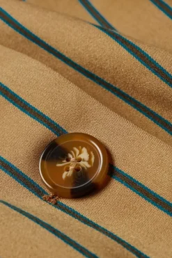 King Louie Jassen & Blazers<Daisy Blazer Cubano Stripe Latte