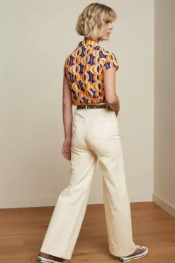King Louie Blouses<Daisy Blouse Bambaataa Deep Blue