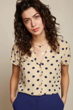 King Louie Blouses<Daisy Blouse Melos Marzipan
