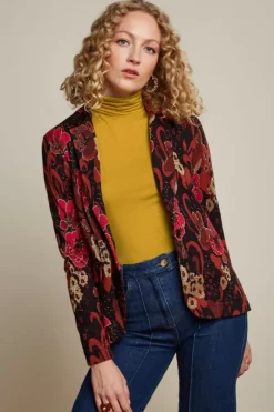 King Louie Jassen & Blazers<Daisy Long Blazer Bloomsbury Black