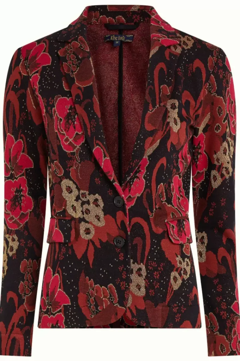 King Louie Jassen & Blazers<Daisy Long Blazer Bloomsbury Black