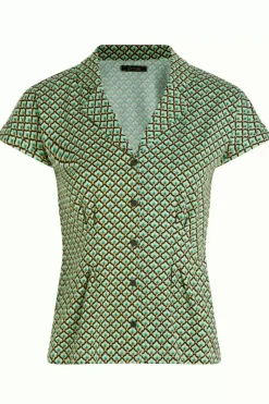 King Louie Blouses<Darcy Blouse Vegas Black