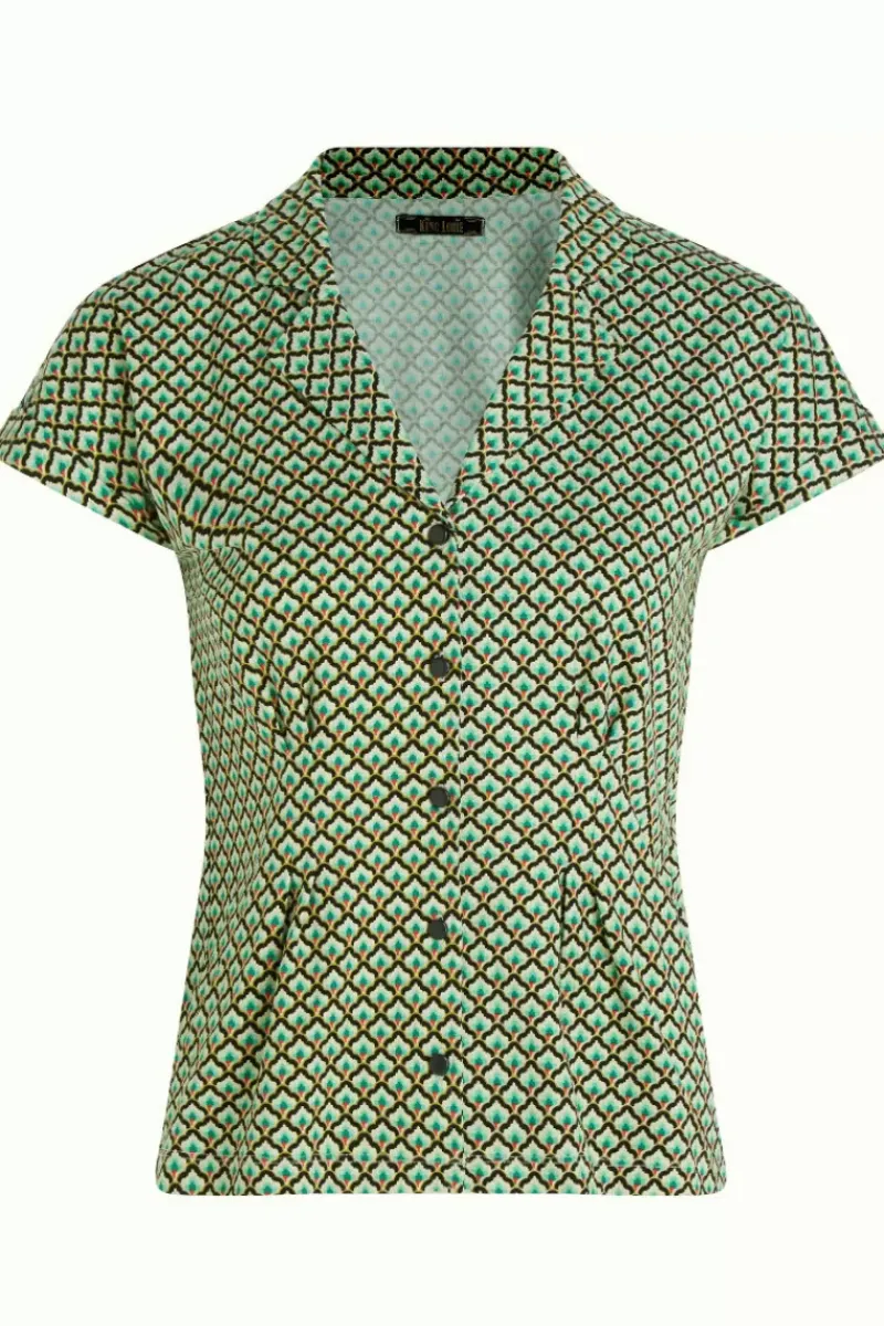 King Louie Blouses<Darcy Blouse Vegas Black
