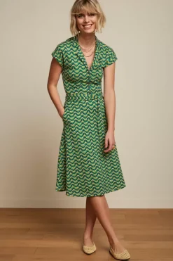 King Louie Jurken<Darcy Dress Brazza Jasper Green