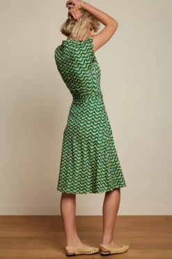 King Louie Jurken<Darcy Dress Brazza Jasper Green