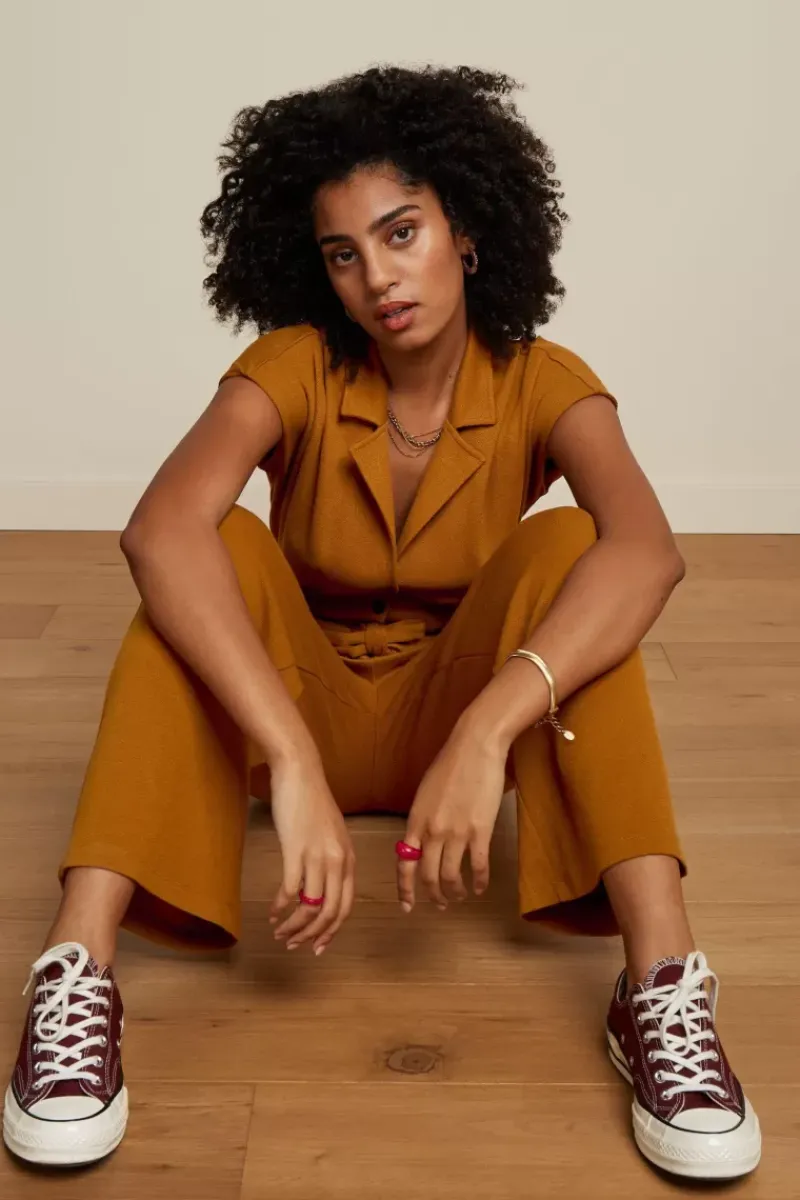 King Louie Jumpsuits<Darcy Jumpsuit Milano Crepe Golden Brown