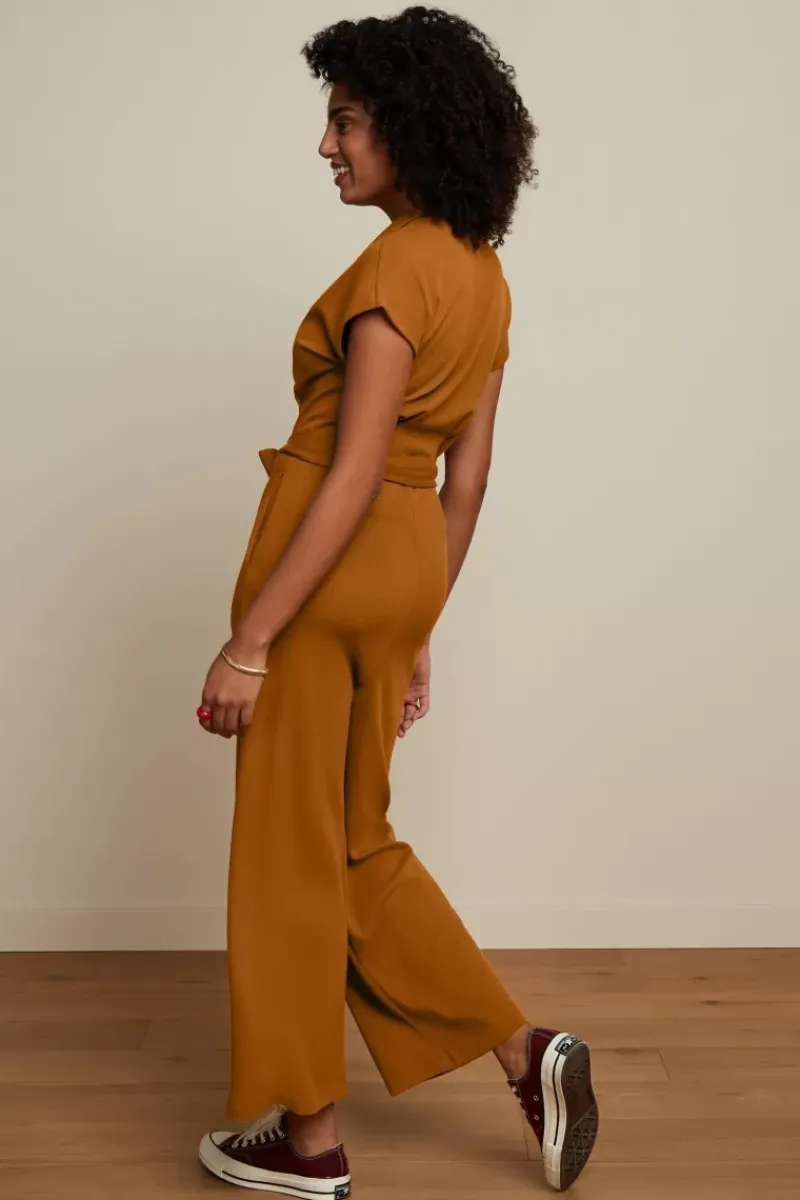 King Louie Jumpsuits<Darcy Jumpsuit Milano Crepe Golden Brown