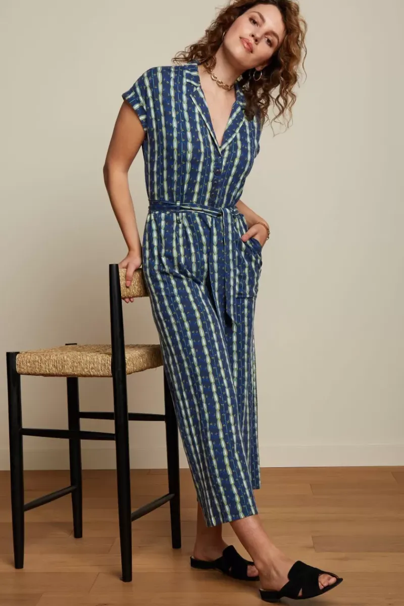 King Louie Jumpsuits<Darcy Jumpsuit Saba Sapphire Blue