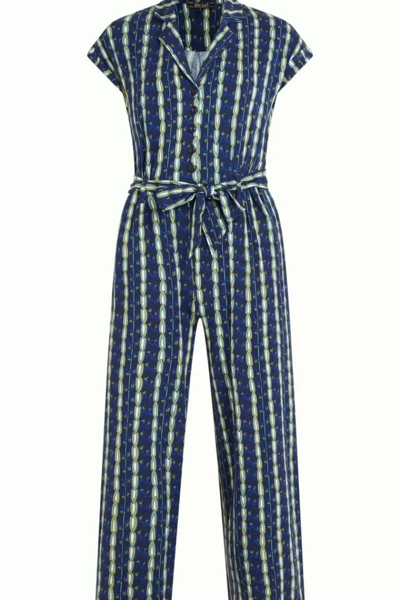 King Louie Jumpsuits<Darcy Jumpsuit Saba Sapphire Blue
