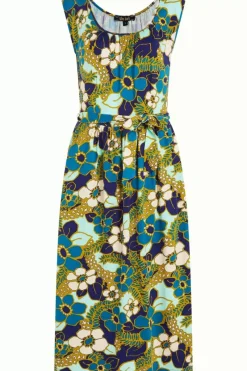 King Louie Jurken<Darlene Dress Selena Deep Blue