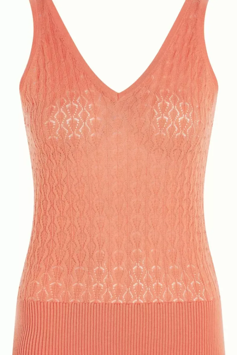 King Louie Tops & Shirts<Deep V Camisole Mateo Cadmium Orange