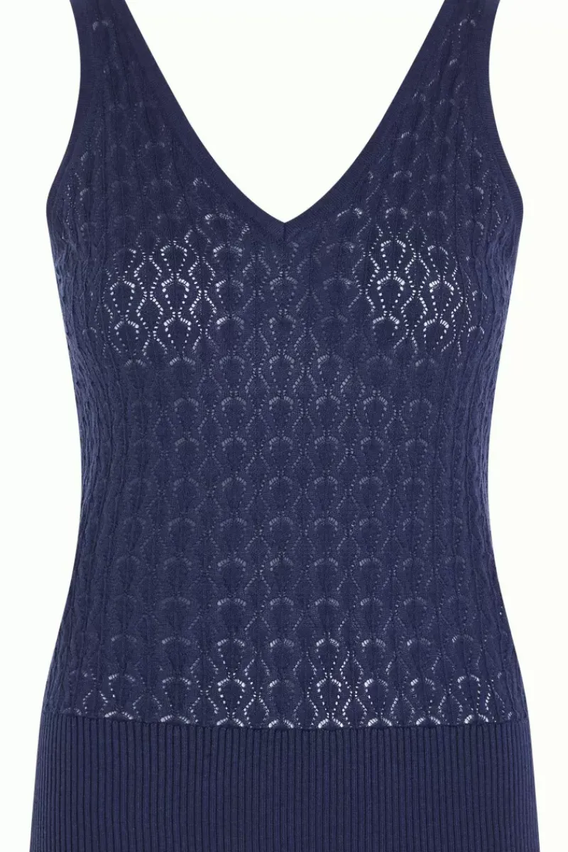 King Louie Tops & Shirts<Deep V Camisole Mateo Nuit Blue