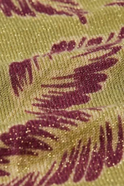 King Louie Tops & Shirts<Deep V Top Dominica Lentil Green