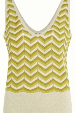 King Louie Tops & Shirts<Deep V Top Mandry Cress Yellow