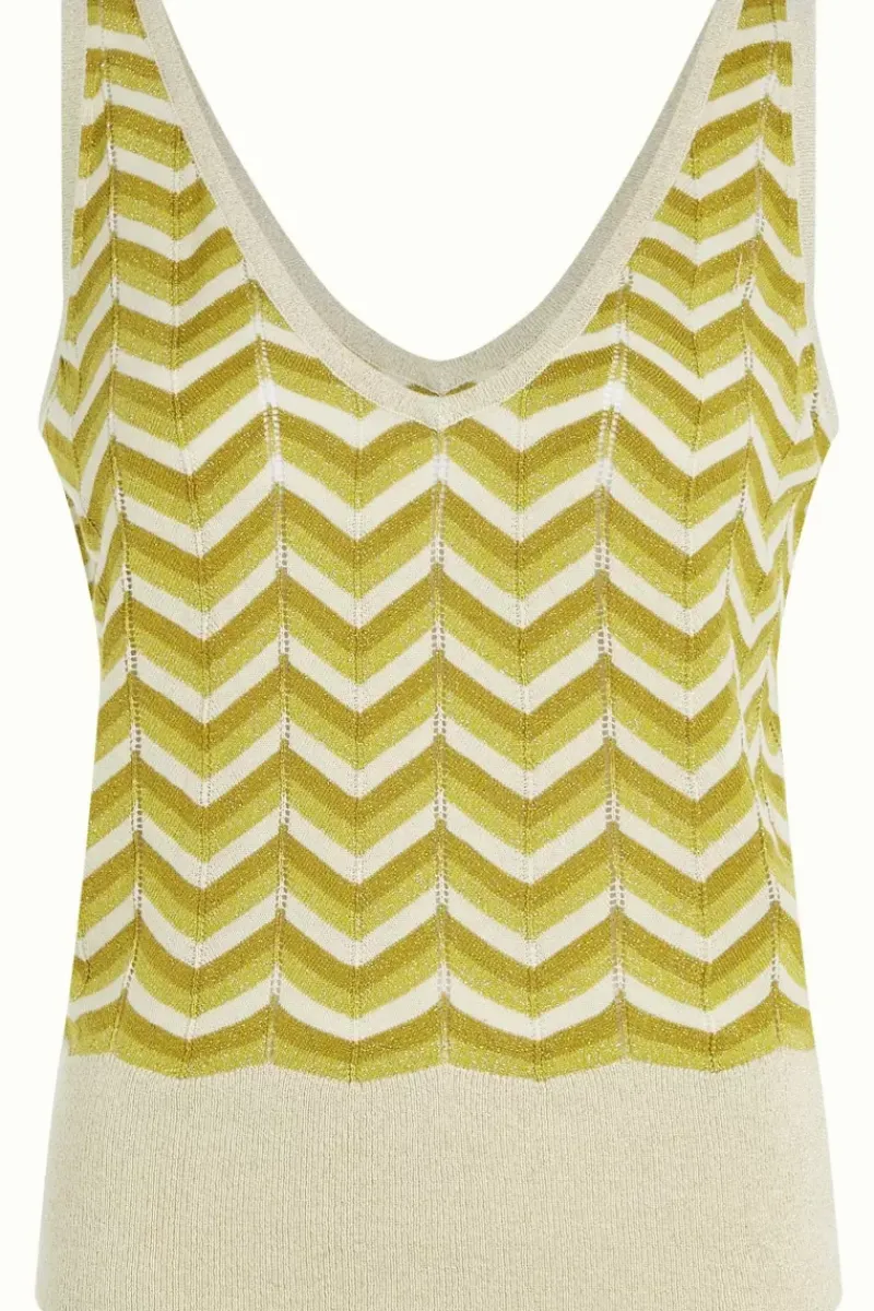 King Louie Tops & Shirts<Deep V Top Mandry Cress Yellow