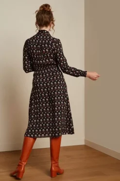 King Louie Jurken<Delia Dress Sullivan Black