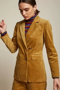 King Louie Jassen & Blazers<Dinah Blazer Corduroy Mustard Gold