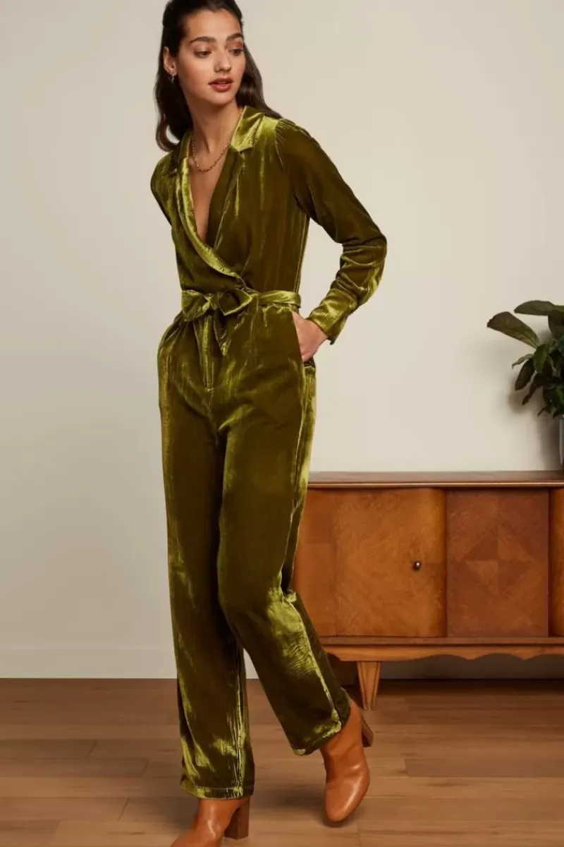 King Louie Jumpsuits<Doris Jumpsuit Rockstar Posey Green