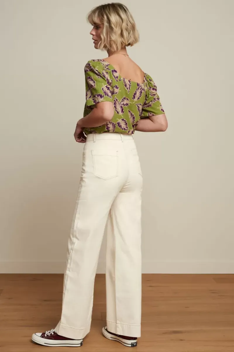 King Louie Blouses<Elienne Blouse Dominica Woodbine Green