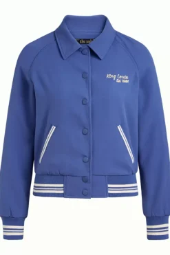 King Louie Jassen & Blazers<Ella Baseball Jacket Tuillerie Indigo Blue