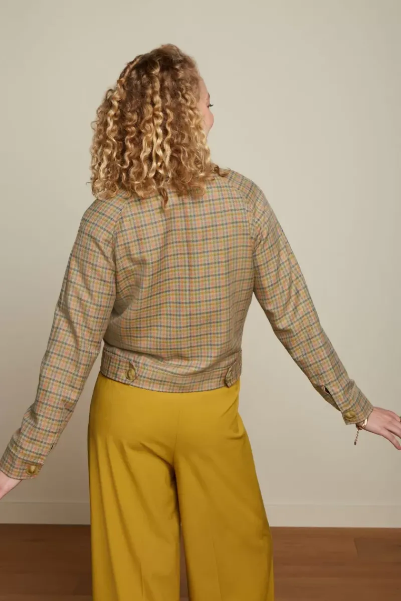 King Louie Jassen & Blazers<Elle Baseball Jacket Siren Check Sand