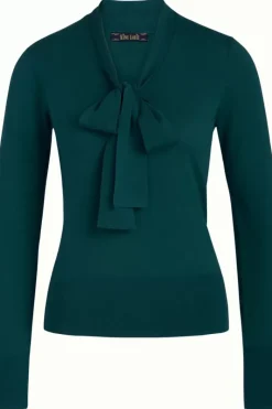 King Louie Truien<Ellen Bow Top Cottonclub Pine Green