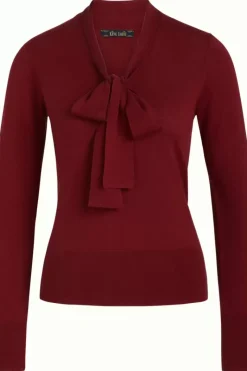 King Louie Truien<Ellen Bow Top Cottonclub Brique Red