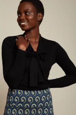 King Louie Truien<Ellen Bow Top Cottonclub Black