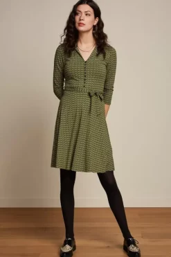 King Louie Jurken<Emmy Dress Maple Posey Green