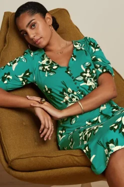 King Louie Jurken<Erin Dress Coraza Eden Green