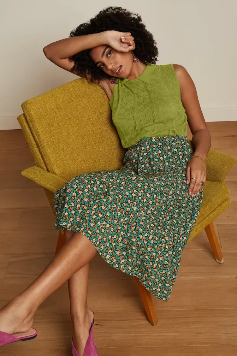 King Louie Rokken<Esme Skirt Caliente Atlantis Green