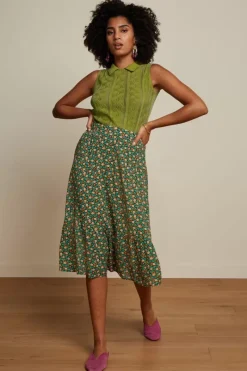 King Louie Rokken<Esme Skirt Caliente Atlantis Green