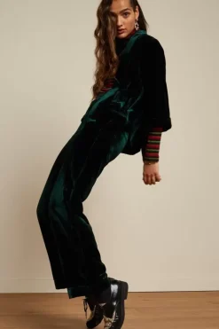 King Louie Broeken<Ethel Pants Rockstar Pine Green