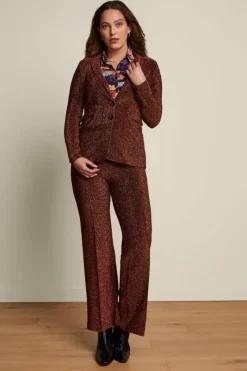 King Louie Broeken<Ethel Pintuck Pants Ballroom Copper