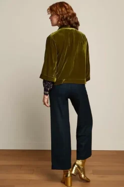 King Louie Broeken<Federica Pants Ricco Check Blue