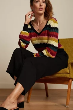 King Louie Broeken<Frederica Pants Broadway Black