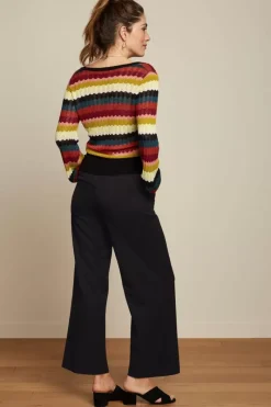 King Louie Broeken<Frederica Pants Broadway Black