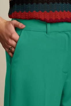 King Louie Broeken<Frederica Pants Broadway Deep Teal